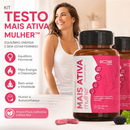 Kit Testo Mais Ativa Mulher™ - Bem-estar para viver cada fase com mais leveza 💖