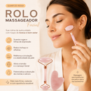 Rolo Massageador Facial de Quartzo Rosa + Gua Sha Schuartz Beauty™