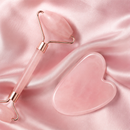 Rolo Massageador Facial de Quartzo Rosa + Gua Sha Schuartz Beauty™